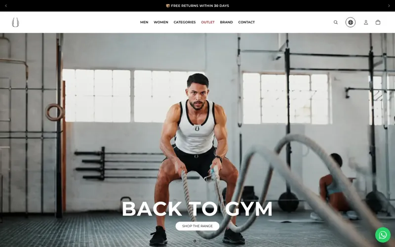 EgoSustainable website designed by our team